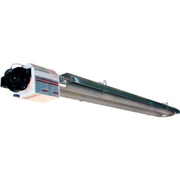 Omega IIÂ Propane Gas Infrared U Tube Heater, 30' Tube Length, 50000 BTU, Combustion Research Corporation, Mfr#: 0920.15LP.U